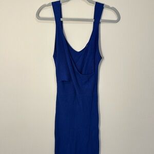 Freshman 1996 Knit Royal Blue Maxi Dress